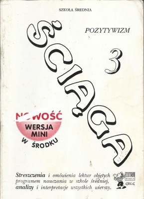 ŚCIĄGA szkoła średnia POZYTYWIZM 3 Pietrzyk