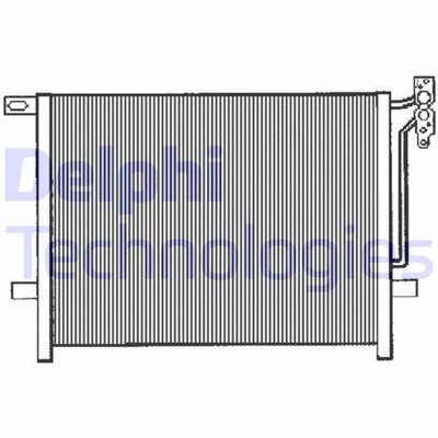 DELPHI TSP0225118 КОНДЕНСАТОР, КОНДИЦИОНЕР BMW 3 (E46)