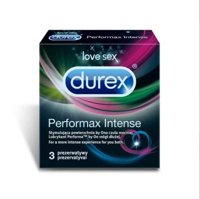 Durex Prezerwatywy Performax Intense 3 szt.