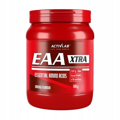 EAA XTRA Activlab 500g AMINOKWASY EGZOGENNE BCAA - dla zwiększenia