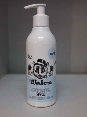 YOPE Naturalny balsam do rąk i ciała Werbena 300 ml