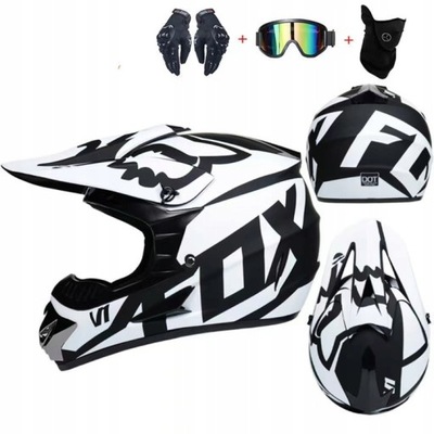 HELMET FOR MOTORCYCLE OFF-ROAD ENDURO MOTOCROSS, WITH  