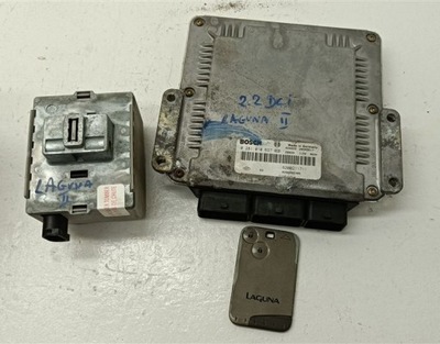 Набір стартовий комплект ключ бортовий комп'ютер renault laguna ii 2.2 dci фото №1