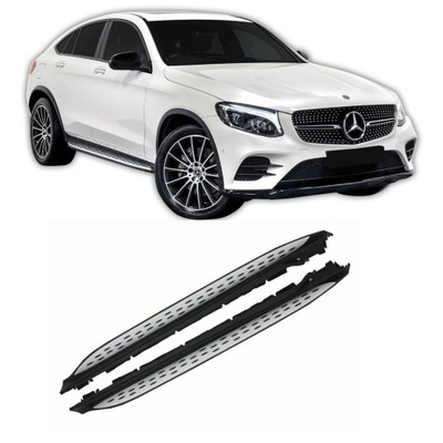 Пороги пороги боковой mercedes glc x253 c253 lift фото №1