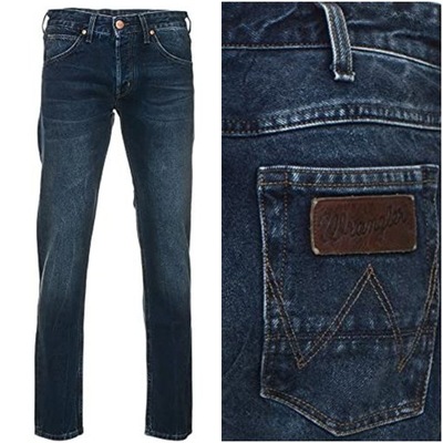 Męskie spodnie jeansowe proste Wrangler COLTON W28 L32