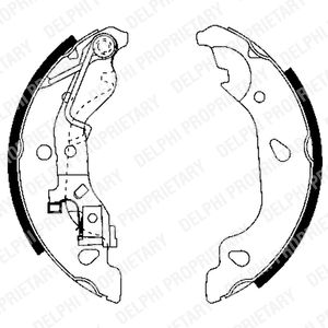 APKABOS STABDŽIŲ FIAT PUNTO, PUNTO VAN, DELPHI LS1715 