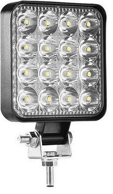 ФАРА РАБОЧАЯ ПРОТИВОТУМАНКА 16 LED (СВЕТОДИОД ) 48W 12-24V 2880LM IP67 83X83X20MM СЕРТИФИКАЦИЯ