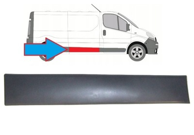 Молдинг na дверь сдвижные правая renault trafic opel vivaro nissan primastar фото №1