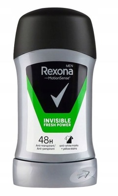 REXONA MEN MOTION SENSE INVISIBLE FRESH POWER 50ml antyperspirant sztyft