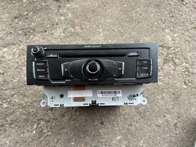 Audi a4 b8 8k a5 8t радиопроигрыватель радио cd audi concert 8t2035186q uk фото №1