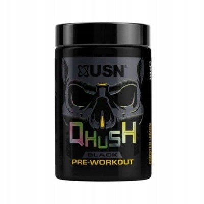 USN Qhush Black Pre-Workout 220g CYTRULINA LEMON