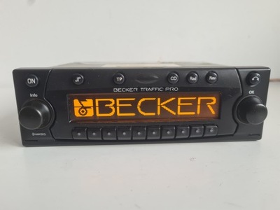 RADIO CD BECKER W124 190 W202 W210 SLK CLK W140 TRAFFIC PRO MERCEDES  