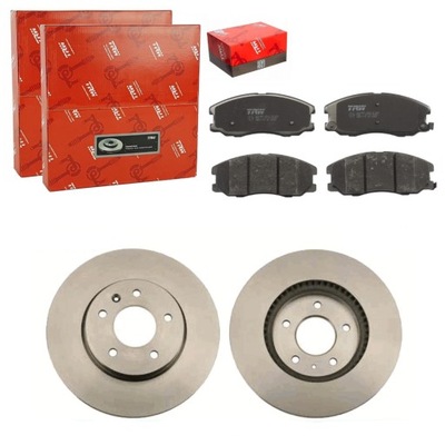 TRW DISCS+PADS FRONT CHEVROLET CAPTIVA 2006-  