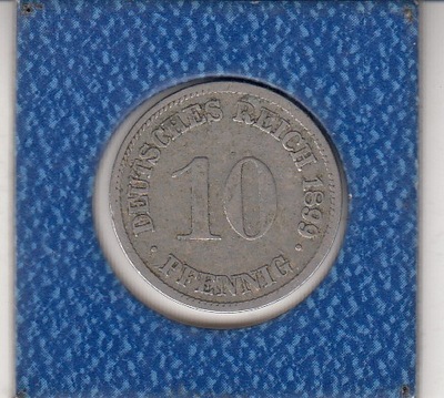 Niemcy-Cesarstwo 10 Pfennig 1899 D