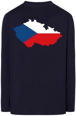 Czechy Męska Bluza Longsleeve Flaga Rozm.XS