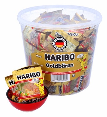 Haribo Roulette Gummy Candy 6x25 gr (150 gram)