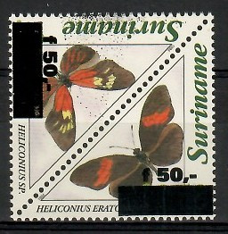 Motyle - Surinam 1996 Mi 1572-1573 Czyste **