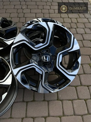 ORIGINAL DISCOS DE ALEACIÓN LIGERA (DE TITANIO) HONDA 5X114,3 18 INTEGROS CR-V HR-V ACCORD NEGRAS  