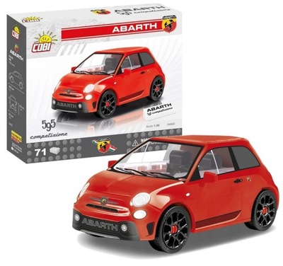 KLOCKI COBI SAMOCHÓD FIAT ABARTH 595 COMPETIZIONE