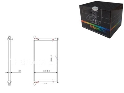 Thermotec радиатор двигателя ford galaxy seat alham фото №1