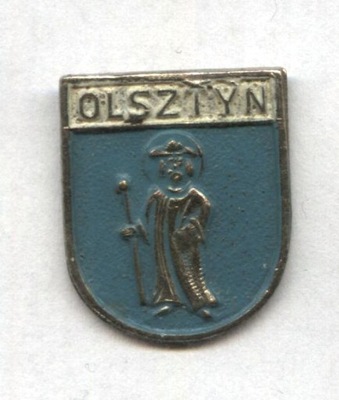 Olsztyn - odznaka herby miast heraldyka