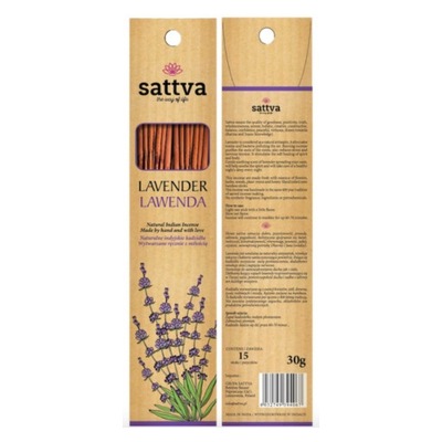 Sattva Naturalne Kadzidła Lawenda Incense 30G