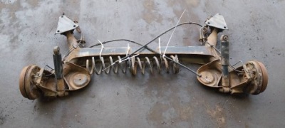 Балка oś підвіска задня гальмівні барабани з abs fiat panda ii фото №1