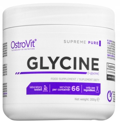 OSTROVIT GLYCINE 200g CZYSTA GLICYNA PURE AMINO !!