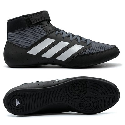 BUTY ZAPAŚNICZE ADIDAS MAT HOG 2.0 BOKSERSKIE TRENINGOWE CZARNE r. 42