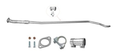 Fiat grande punto 1.4 od 2005r. труба середня фото №1