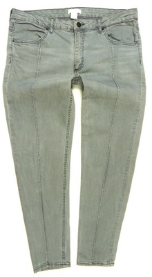 H&M spodnie damskie jeansy rurki SKINNY 44