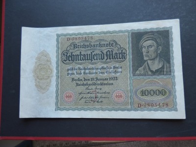 NIEMCY 10 000 MARK 1922
