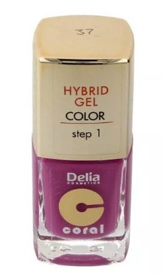 LAKIER DO PAZNOKCI DELIA 37 Coral Hybrid 11ml