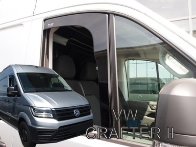 VW CRAFTER II DE 2017R-> DEFLECTORES DE PUERTA HEKO  