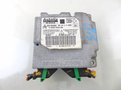 Модуль датчик подушка безпеки citroen c6 9661384680 фото №1