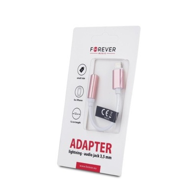 Adapter do iPhone Forever Music 8-pin 3,5 mm przejściówka do słuchawek