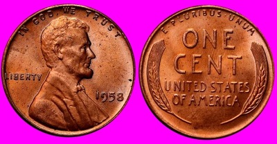 USA 1 Cent 1958 /U 327A