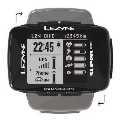 Licznik rowerowy Lezyne SUPER PRO GPS