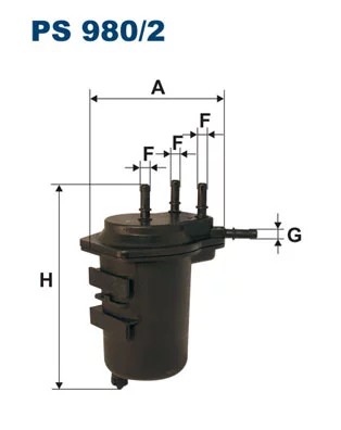 PS980/2 FILTER FUEL  