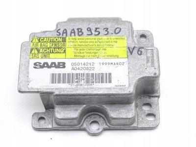 Saab 95 9-5 i 97-05 модуль датчик подушка безопасности фото №1