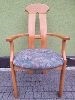 Krzesło z podłokietnikami 2 szt. Komplet Krzeseł