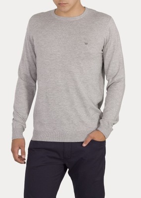 Wrangler Crewneck Knit - Grey Mele