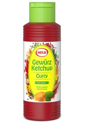 Ketchup łagodny curry Hela 300 ml DE