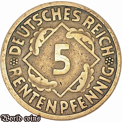 5 RENTENPFENNIG 1924 J