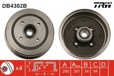 BĘBNEN ТОРМОЗНОЙ DB4302B