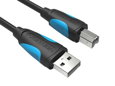 Mocny Kabel VENTION USB A -> B Miedź 4N OFC 2m