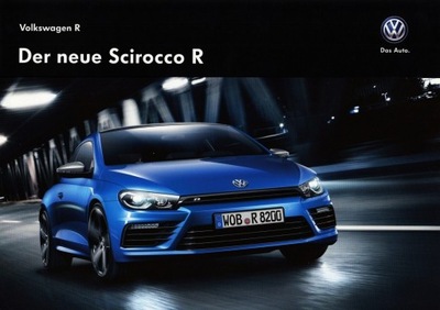 Volkswagen Vw Scirocco R prospekt 2014