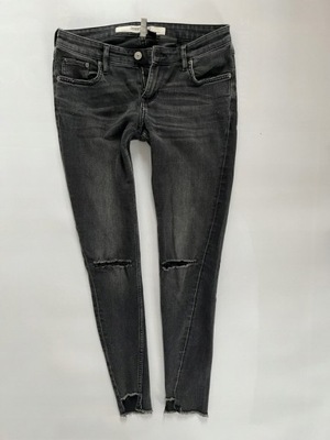 H&M spodnie DZIURY jeans RURKI 38 M