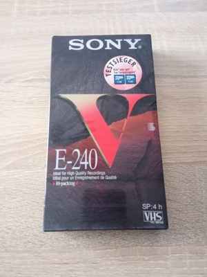 SONY V E-240 nowa kaseta VHS