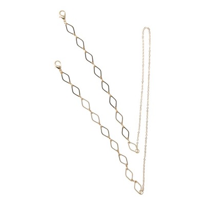 Łańcuszek do okularów 70 cm złoty ZAWIESZKA M2W6